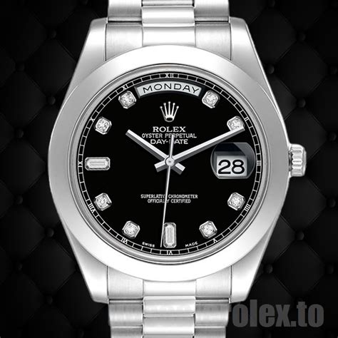 rolex 218206 black|rolex day date everose gold.